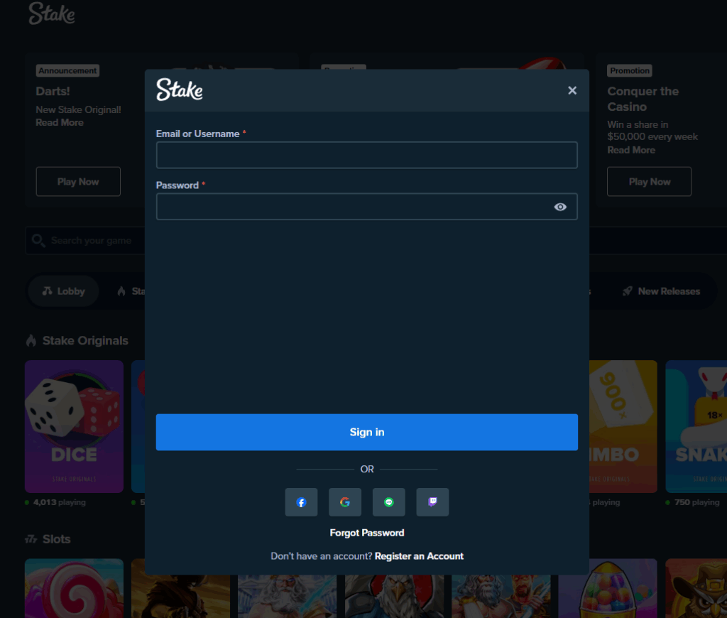 Connexion stake